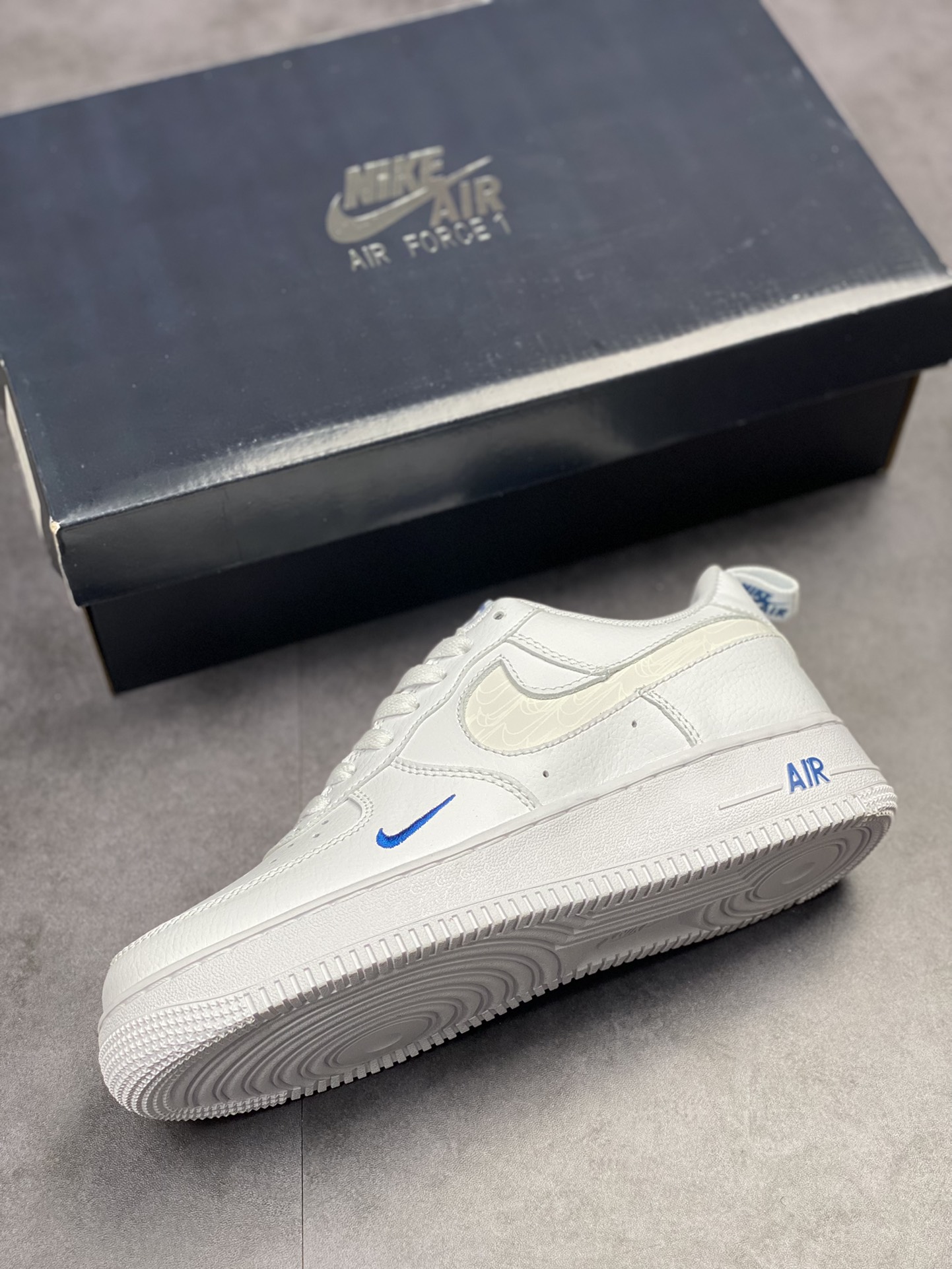 190 Nike Air Force 1 Low 07 白宝蓝小双钩 FB8971-100
