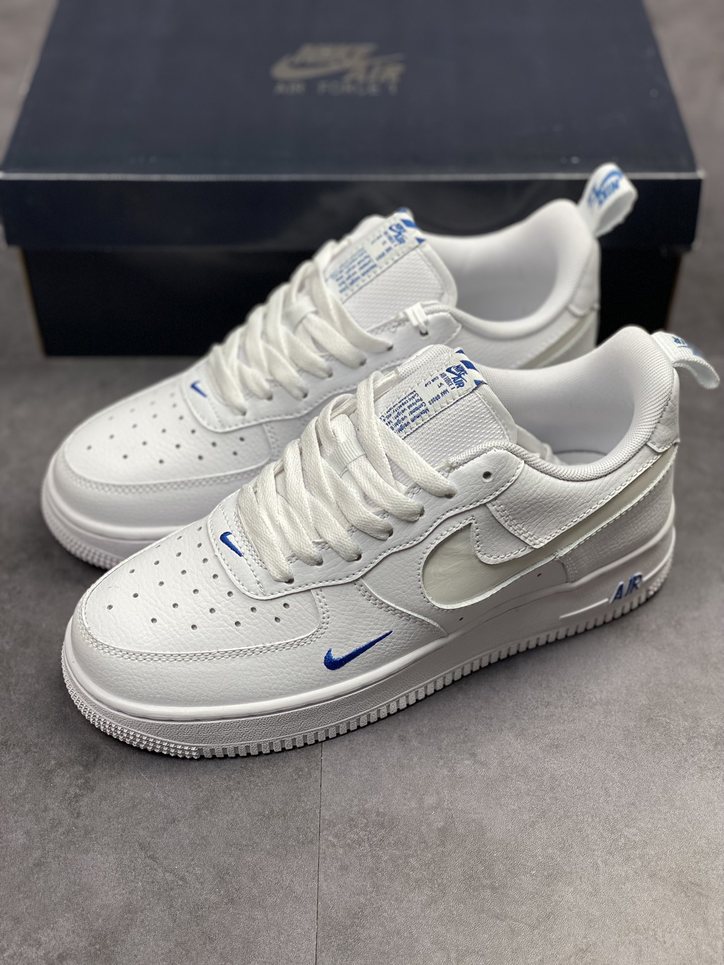 190 Nike Air Force 1 Low 07 白宝蓝小双钩 FB8971-100