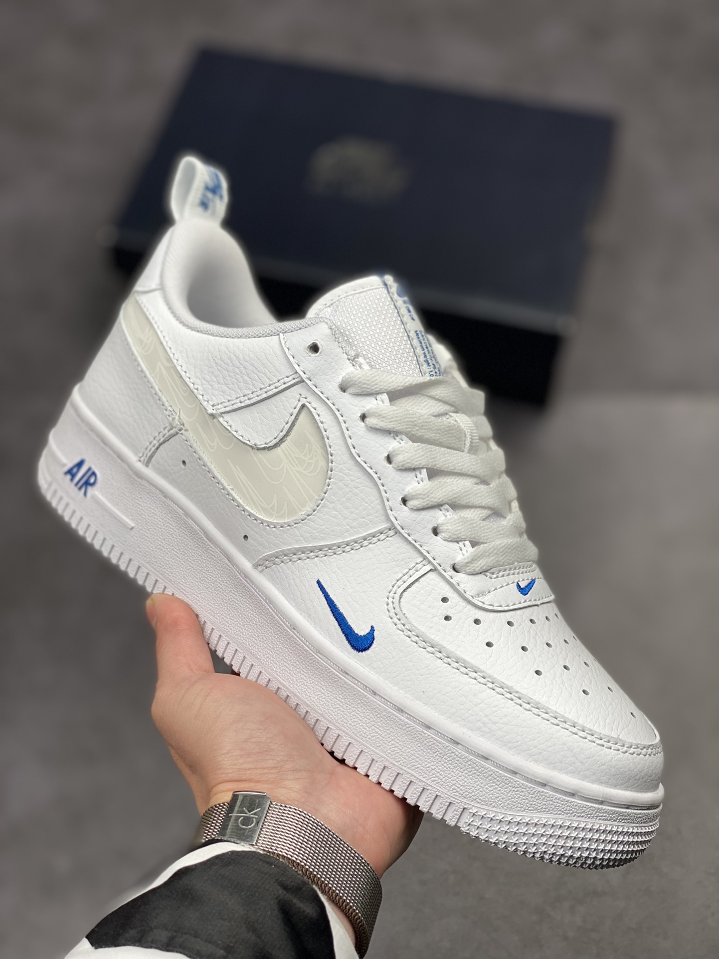190 Nike Air Force 1 Low 07 白宝蓝小双钩 FB8971-100