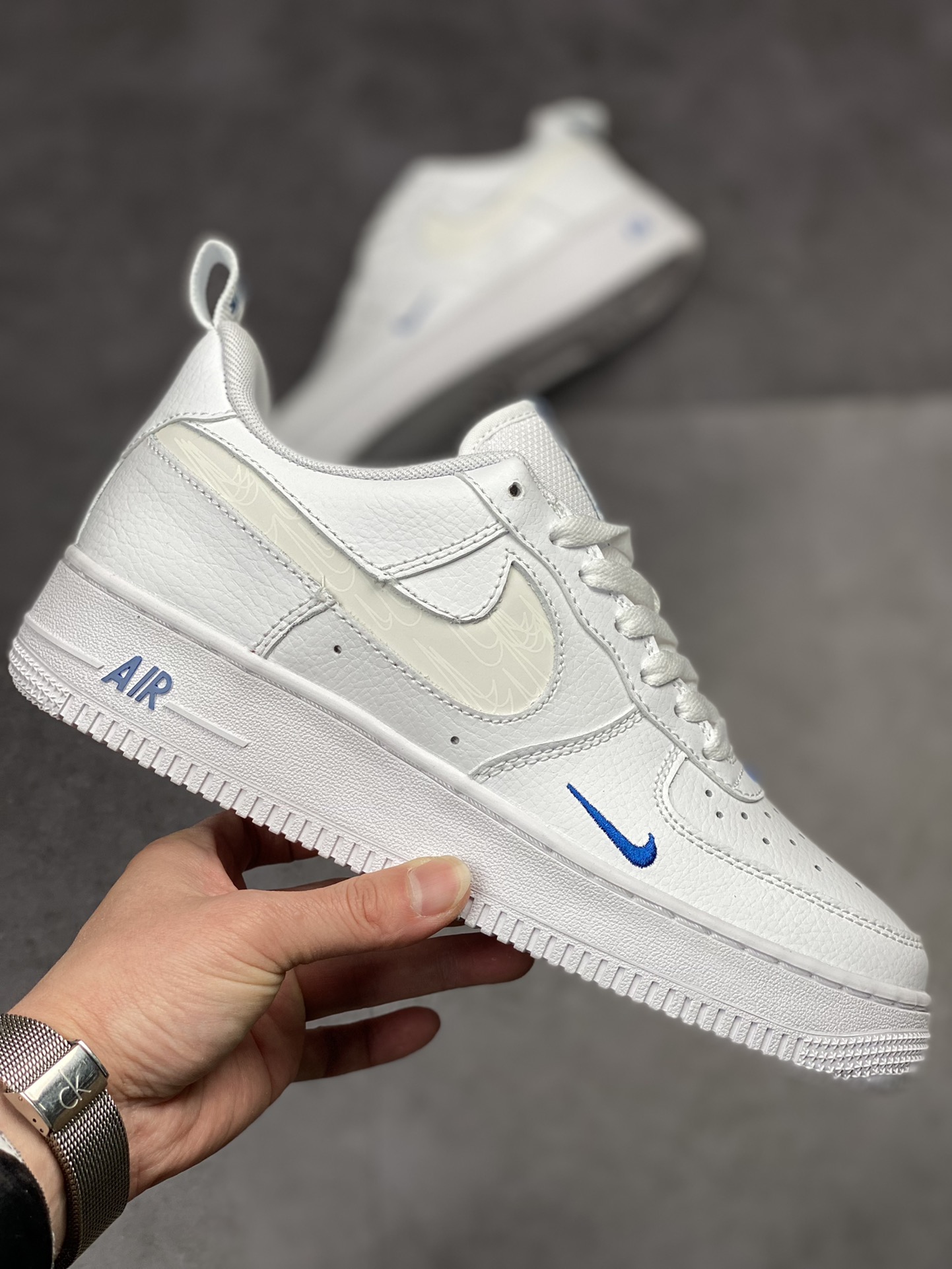 190 Nike Air Force 1 Low 07 白宝蓝小双钩 FB8971-100