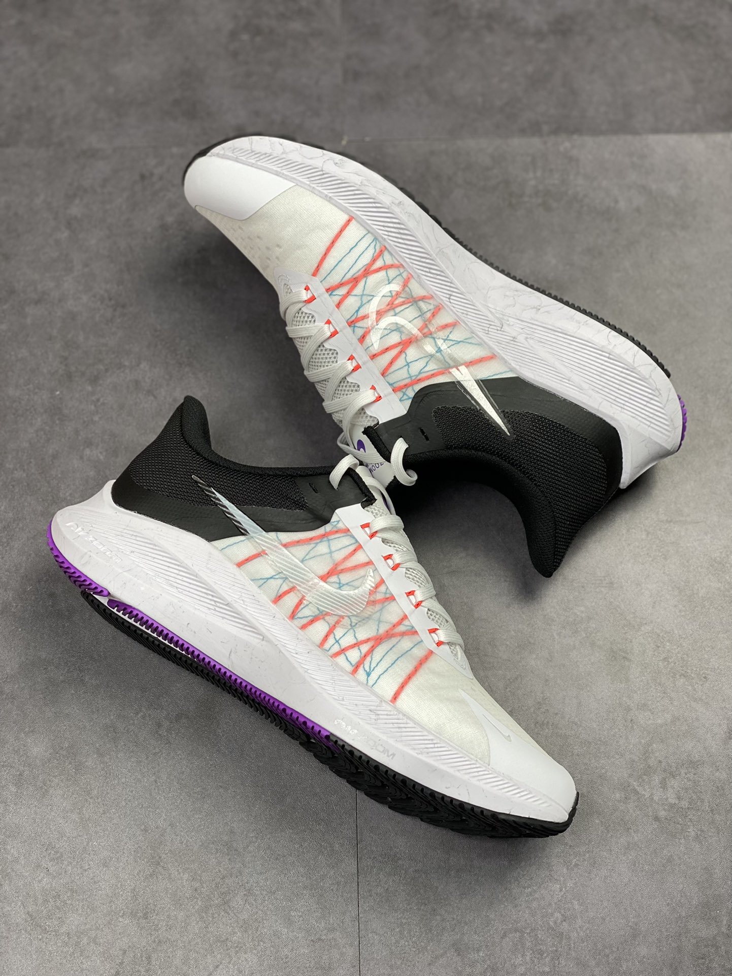 190 Nike Air Zoom Winflo 8 白黑橙 CW3419-101