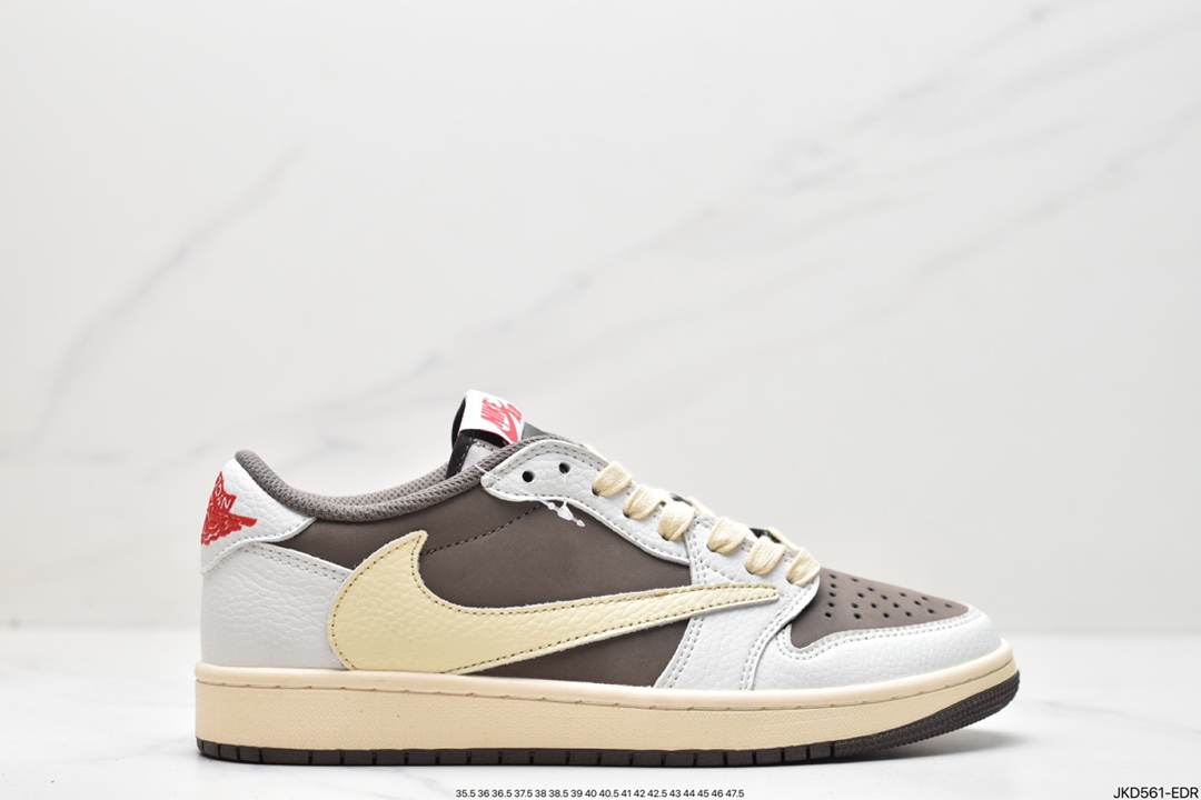 160 Travis Scott x Air Jordan 1 ” Reverse Mocha ” AJ1乔1 篮球鞋 DM7866-162