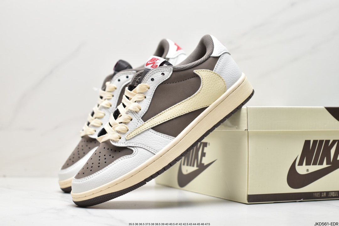 160 Travis Scott x Air Jordan 1 ” Reverse Mocha ” AJ1乔1 篮球鞋 DM7866-162