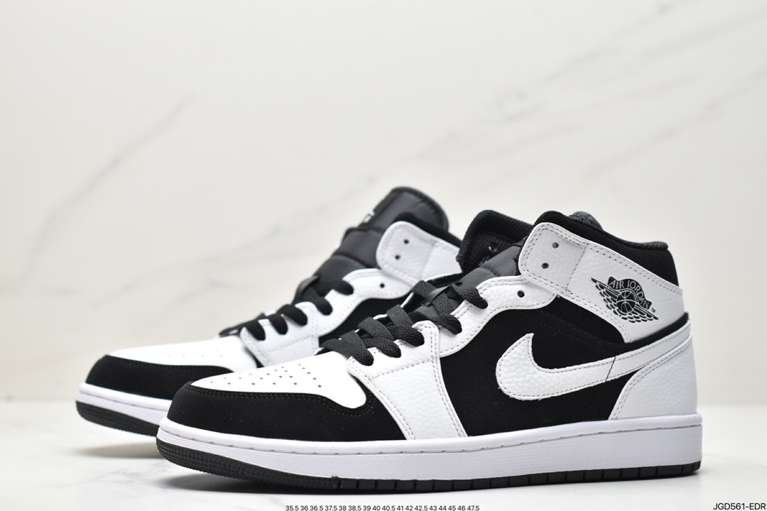 180 耐克Nike Air Jordan 1 Mid”Green Yellow”AJ1乔丹一代中帮篮球鞋 554724-113
