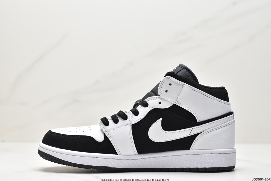 180 耐克Nike Air Jordan 1 Mid”Green Yellow”AJ1乔丹一代中帮篮球鞋 554724-113