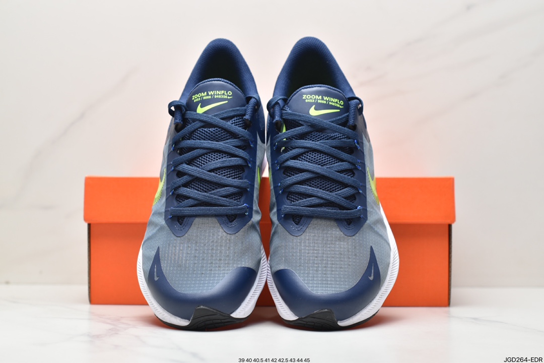 180 耐克Nike Zoom WINFLO 8代缓震大底飞线贾卡轻质透气休闲运动跑步鞋 CW3419-401
