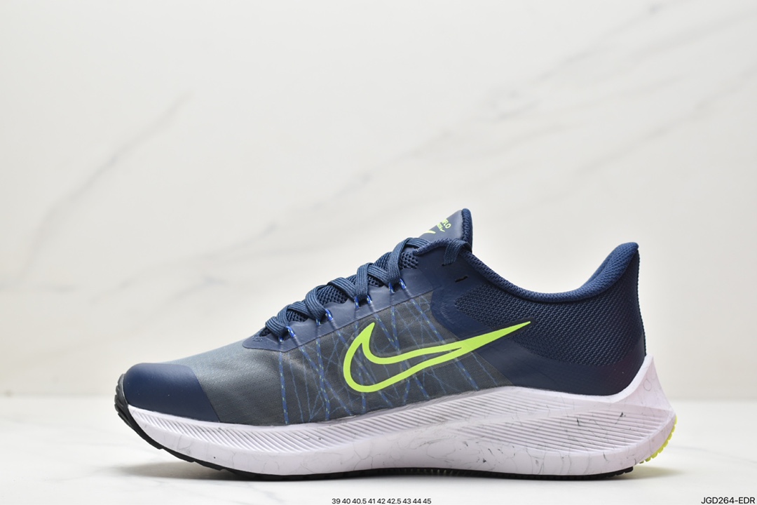 180 耐克Nike Zoom WINFLO 8代缓震大底飞线贾卡轻质透气休闲运动跑步鞋 CW3419-401