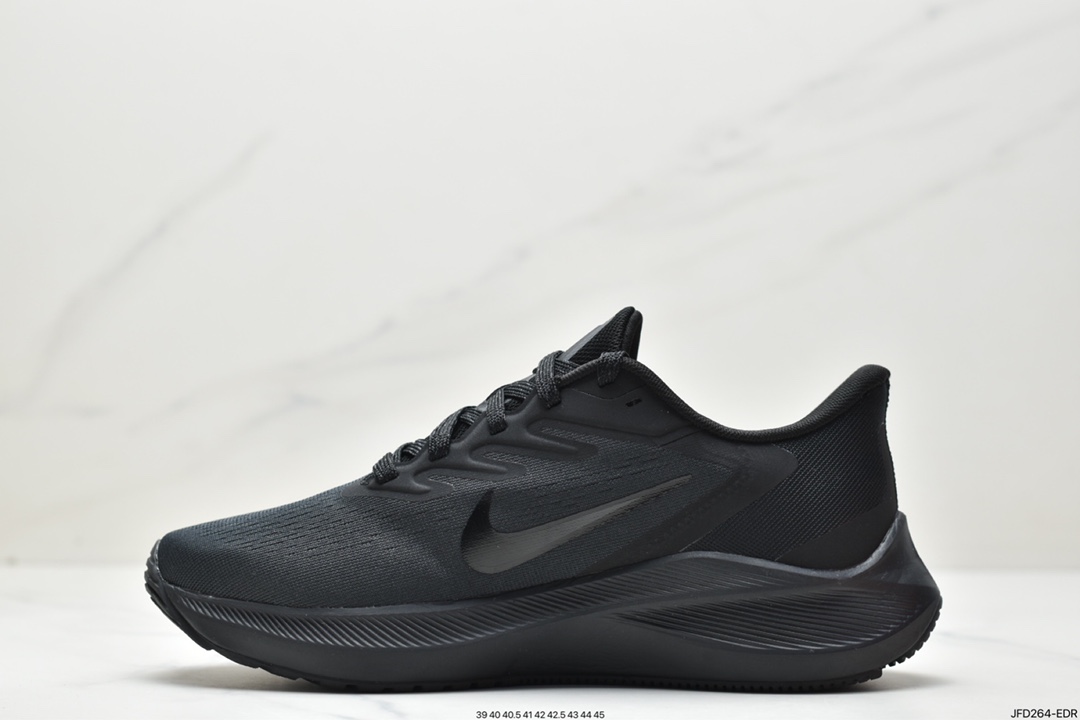 170 耐克Nike Zoom Winflo 7 登月7 透气缓震疾速跑鞋CJ0291-001