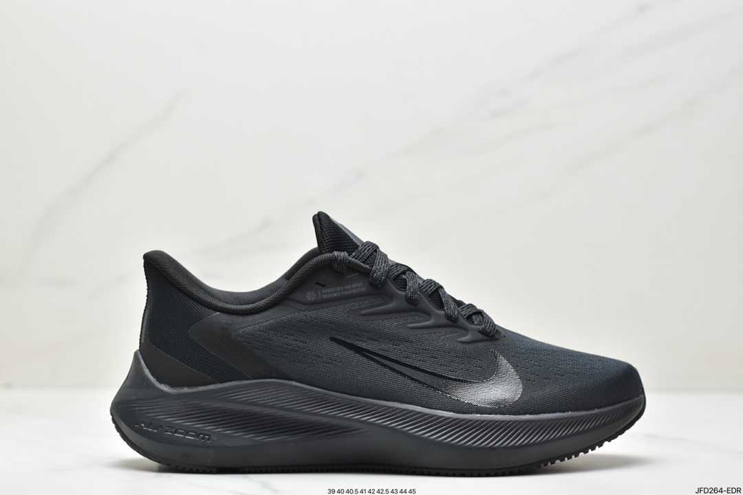 170 耐克Nike Zoom Winflo 7 登月7 透气缓震疾速跑鞋CJ0291-001
