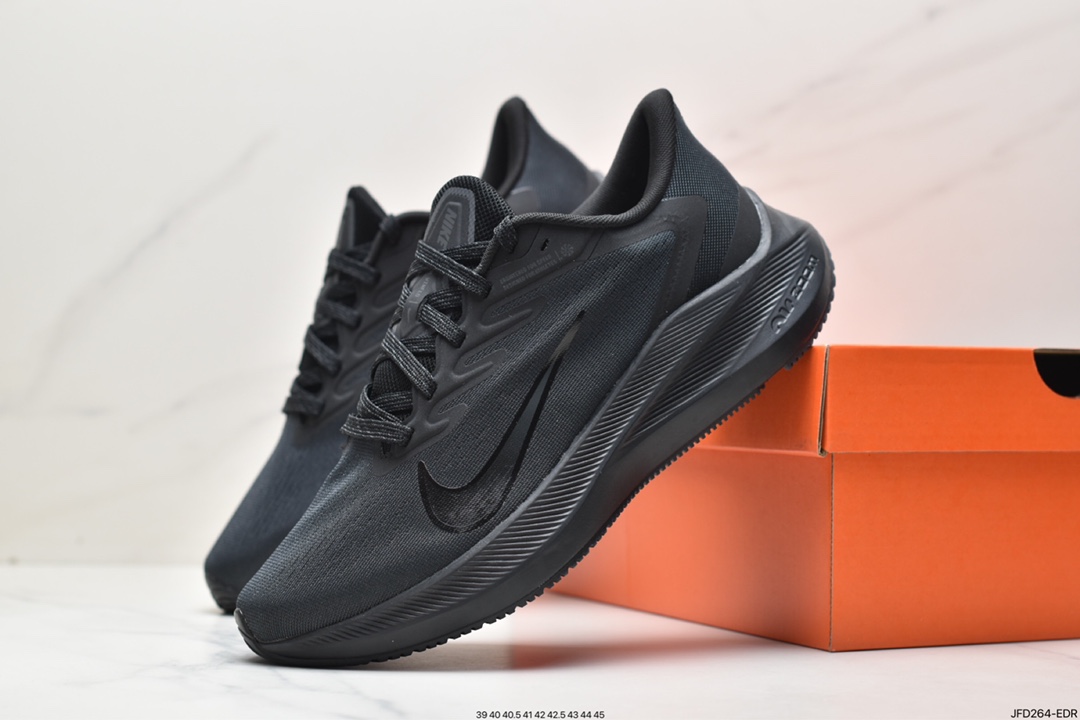 170 耐克Nike Zoom Winflo 7 登月7 透气缓震疾速跑鞋CJ0291-001