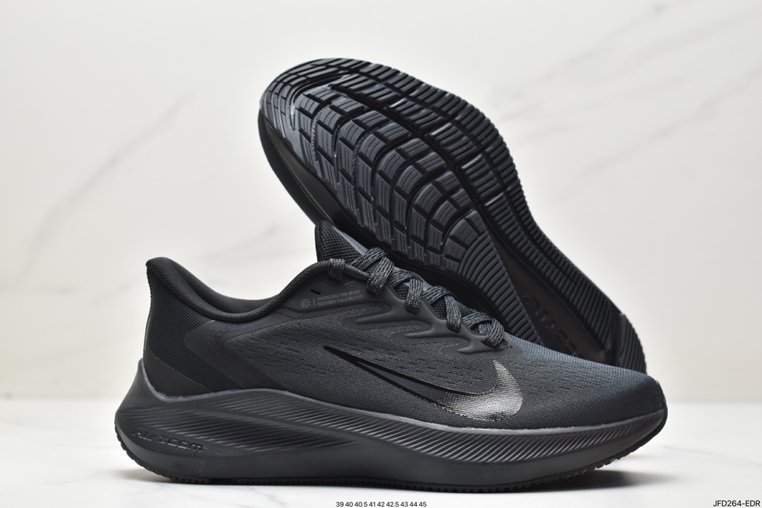 170 耐克Nike Zoom Winflo 7 登月7 透气缓震疾速跑鞋CJ0291-001