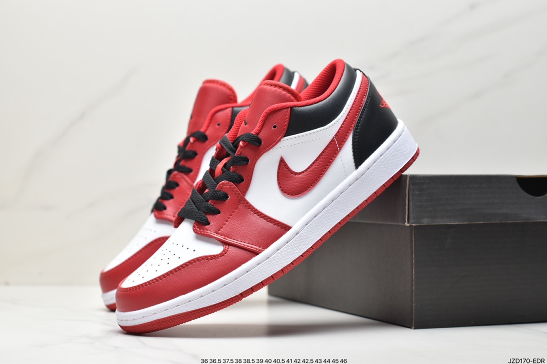 140 耐克Nike Air Jordan 1 Low OG SP”Black/Red”AJ1乔丹一代篮球鞋553560-612