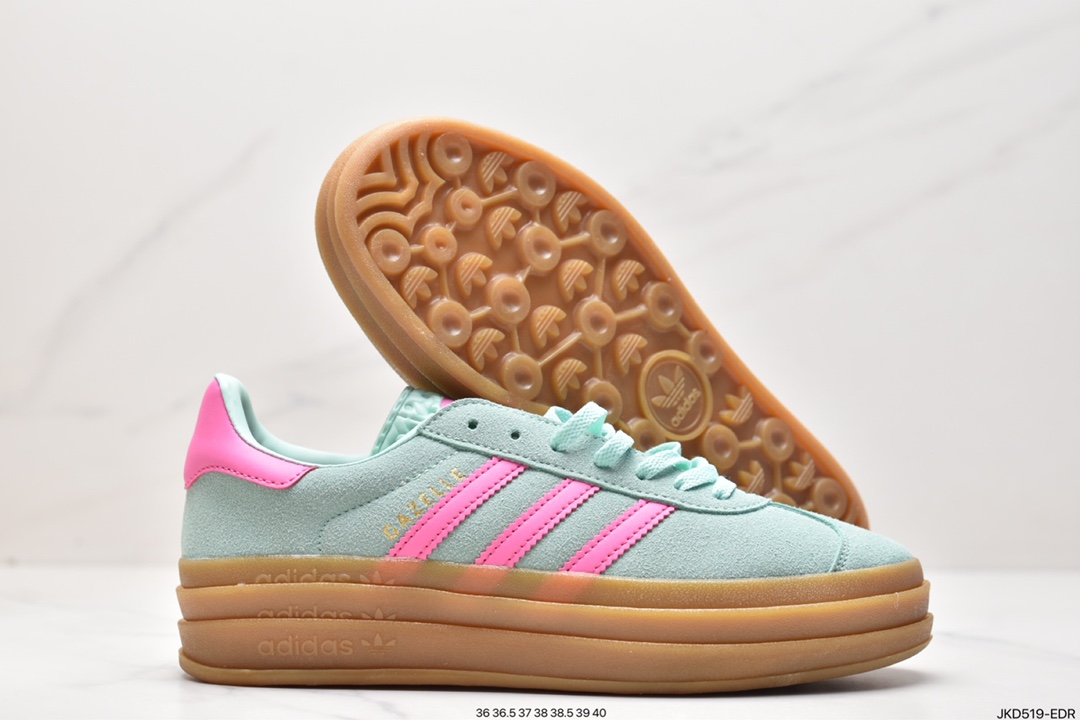 Adidas Gazelle Bold w low-top retro all-match casual sports sneakers HO6125