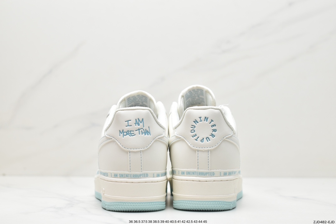 240 Air Force 1'07 Low”Milk White/Mint”空军一号板鞋“皮革米白薄荷绿车线”PD3699-808