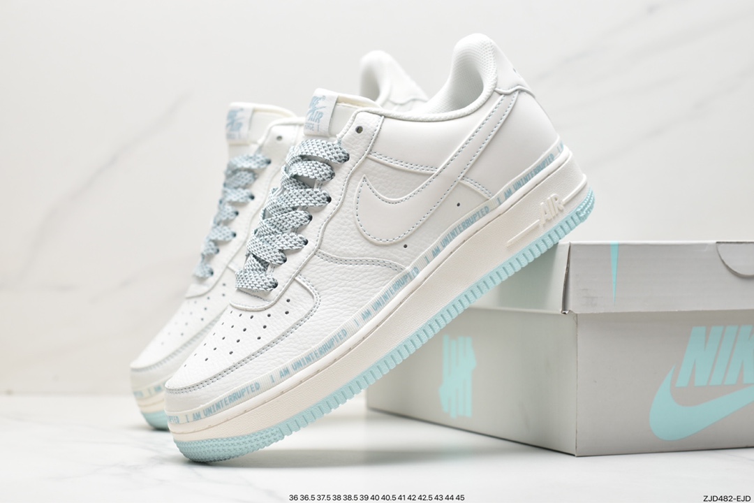 240 Air Force 1'07 Low”Milk White/Mint”空军一号板鞋“皮革米白薄荷绿车线”PD3699-808
