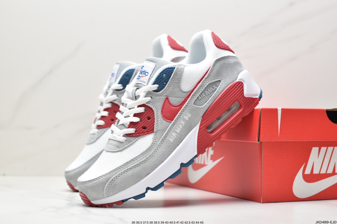 160 耐克Nike Air Max 90 经典复古小气垫缓震跑鞋 DC4116-001