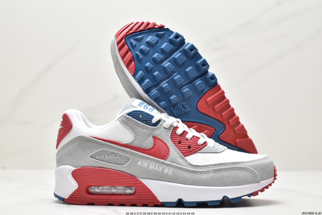 160 耐克Nike Air Max 90 经典复古小气垫缓震跑鞋 DC4116-001