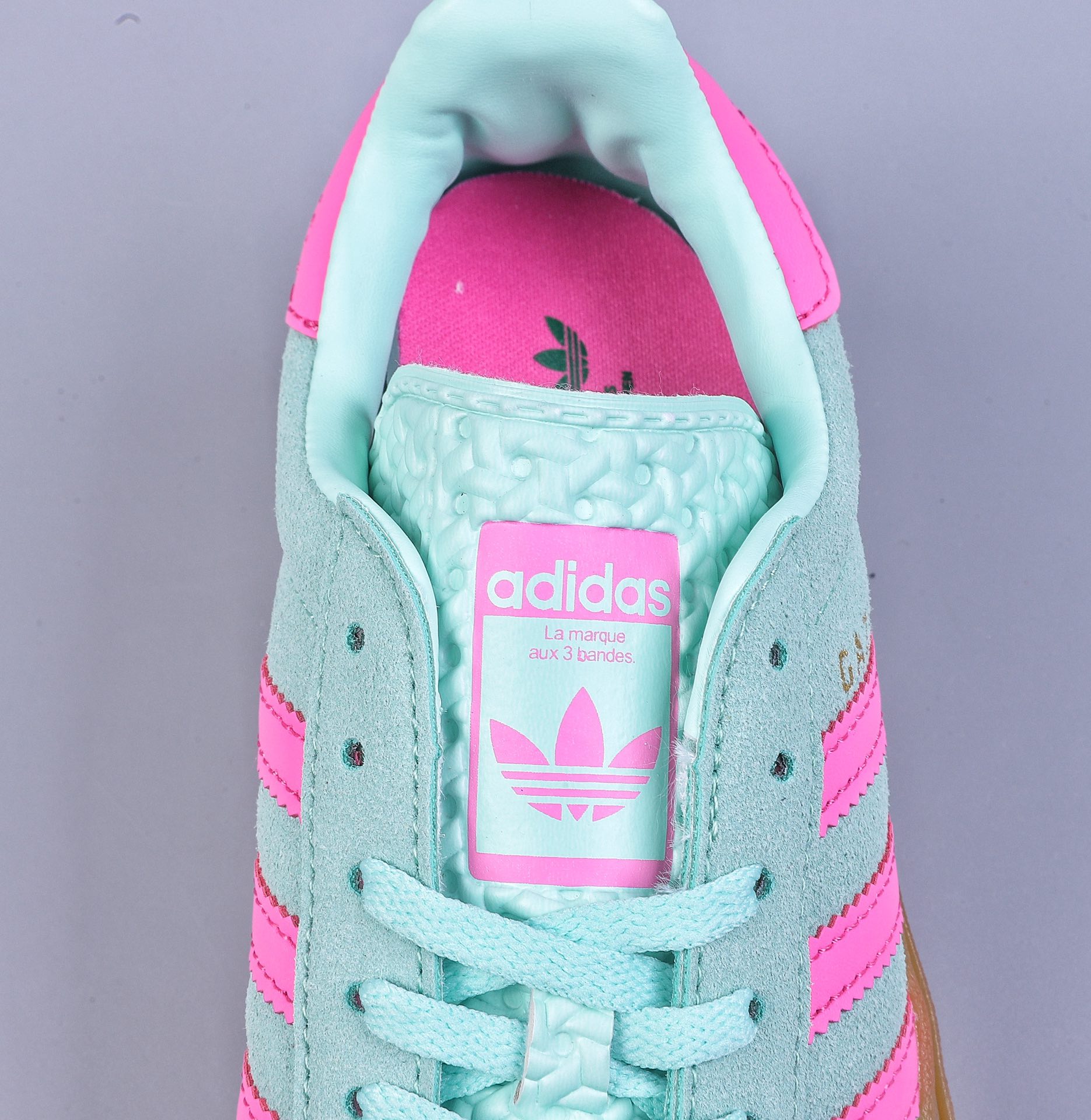 Adidas Originals Gazelle Bold clover thick-soled casual non-slip wear-resistant low-cut sneakers HO6125