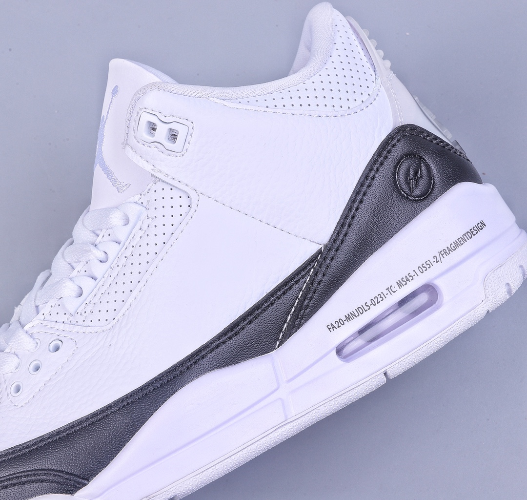 280 R版Fragment Design x Air Jordan AJ3 藤原浩闪电联名 DA3595-100