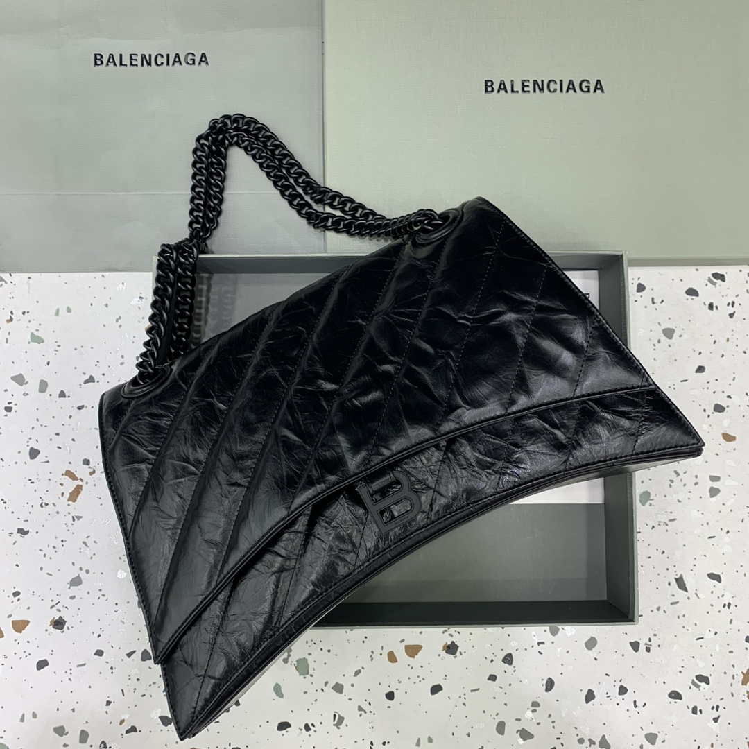 Balenciaga Crossbody & Shoulder Bags Black Unisex Chains