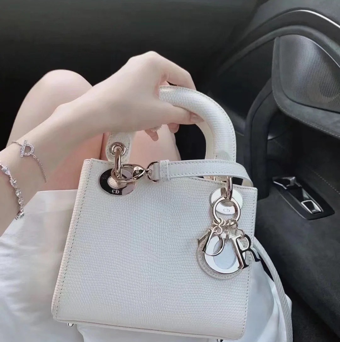 Dior Snow white lizard skin lady