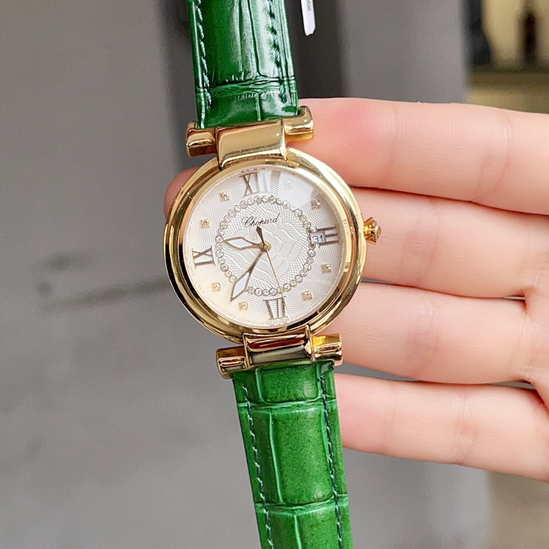 Luxury Chopard Imperiale Watch: Gold, Radium, Quartz, American Style, 36mm Comfortable Design. - 图片 5