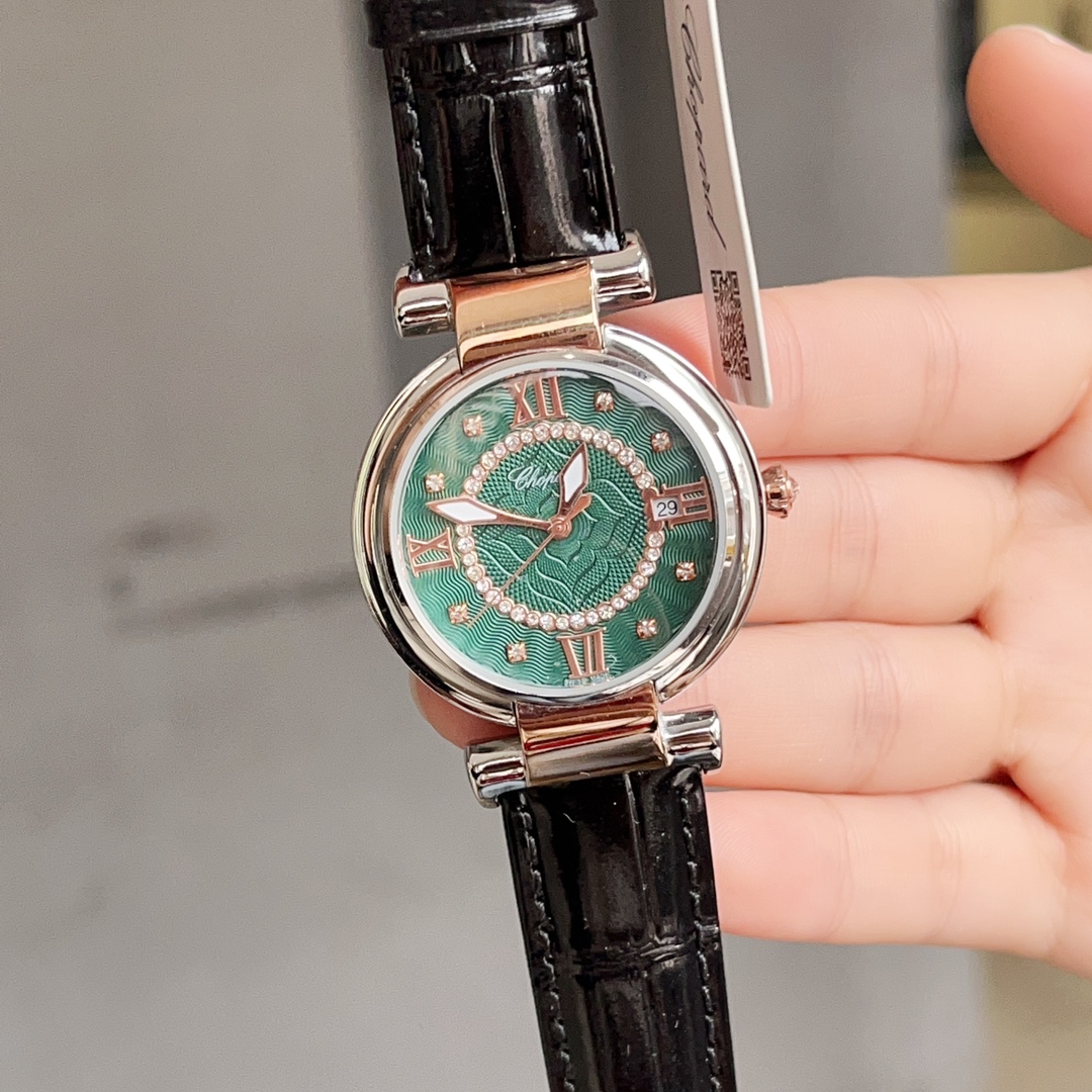 Luxury Chopard Imperiale Watch: Gold, Radium, Quartz, American Style, 36mm Comfortable Design. - 图片 6