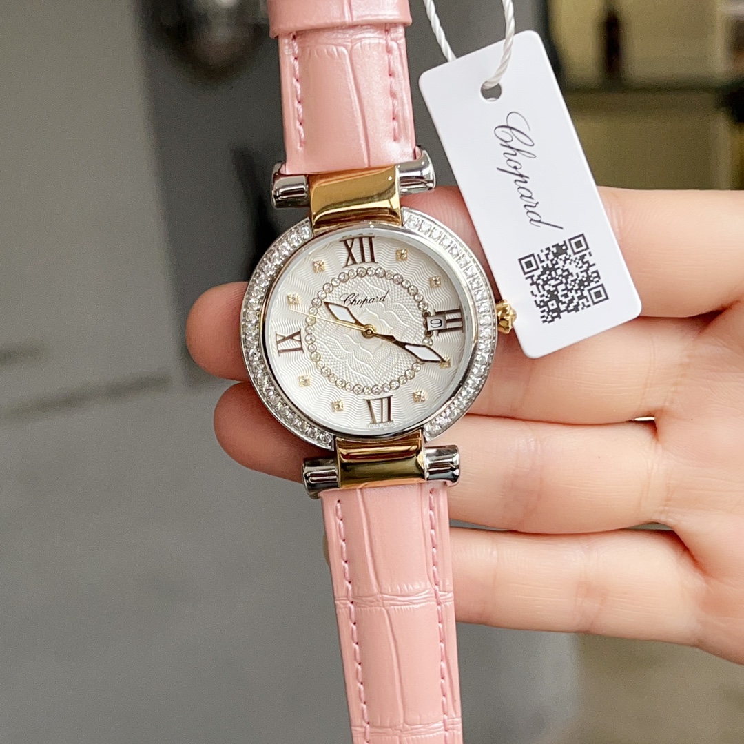 Luxury Chopard Imperiale Watch: Gold, Radium, Quartz, American Style, 36mm Comfortable Design. - 图片 2