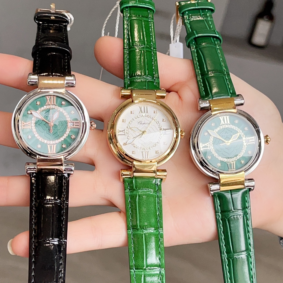 Luxury Chopard Imperiale Watch: Gold, Radium, Quartz, American Style, 36mm Comfortable Design. - 图片 8