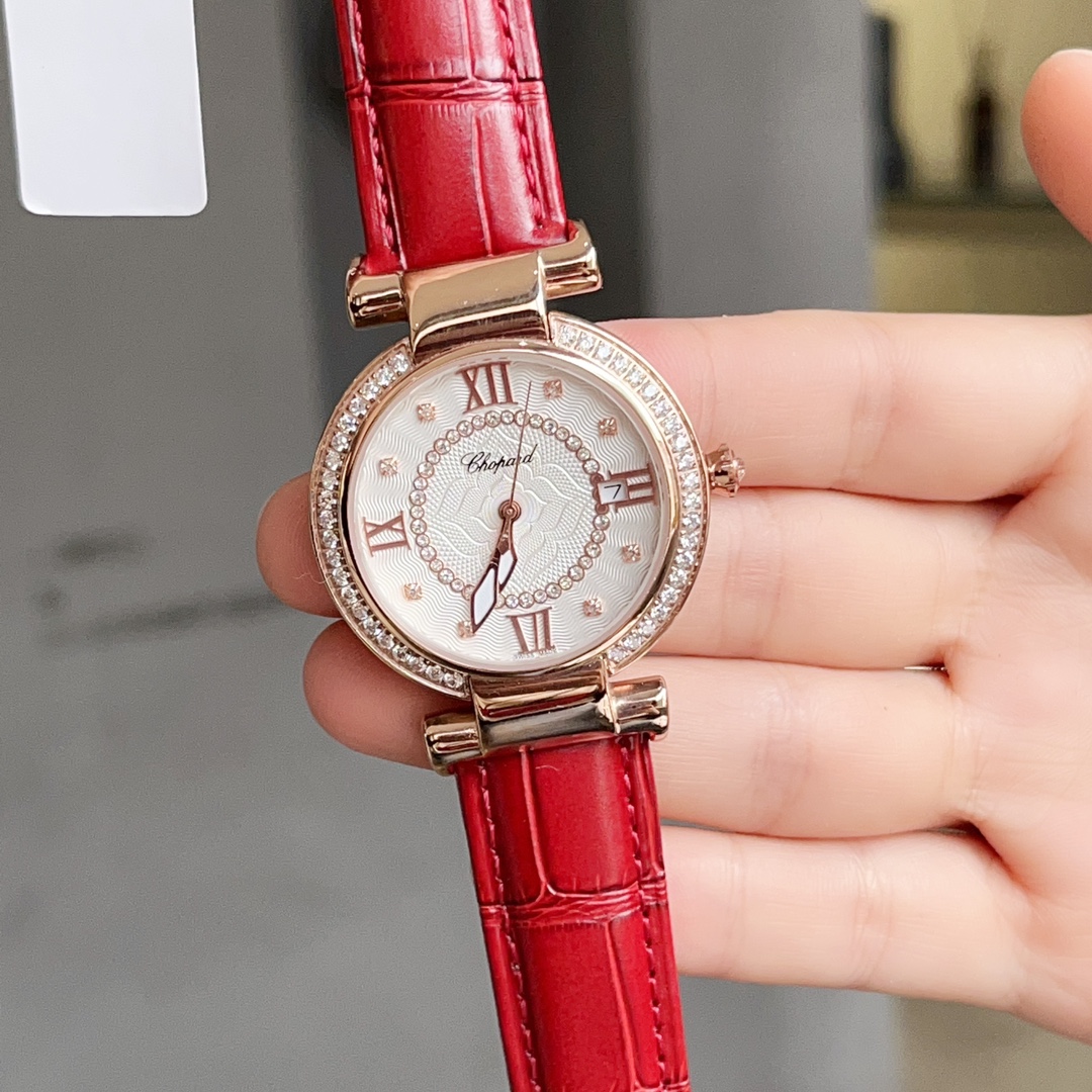 Luxury Chopard Imperiale Watch: Gold, Radium, Quartz, American Style, 36mm Comfortable Design. - 图片 3