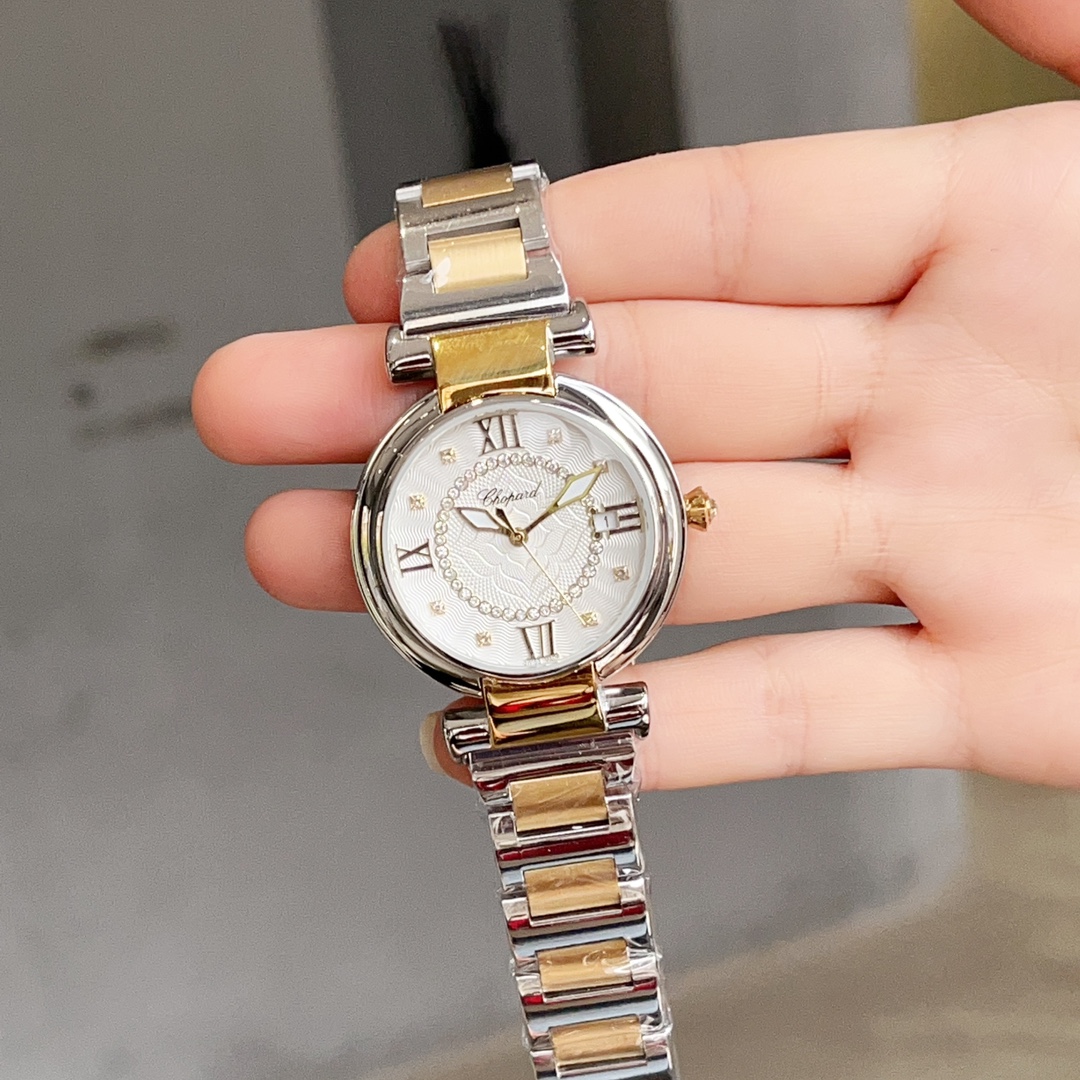 Luxury Shoban CHOPARD IMPERIALE WALK Watch with Gold, Diamonds, and Drills - 图片 3