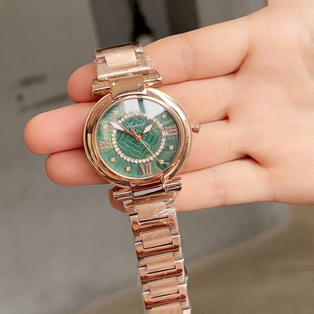 Luxury Shoban CHOPARD IMPERIALE WALK Watch with Gold, Diamonds, and Drills - 图片 6