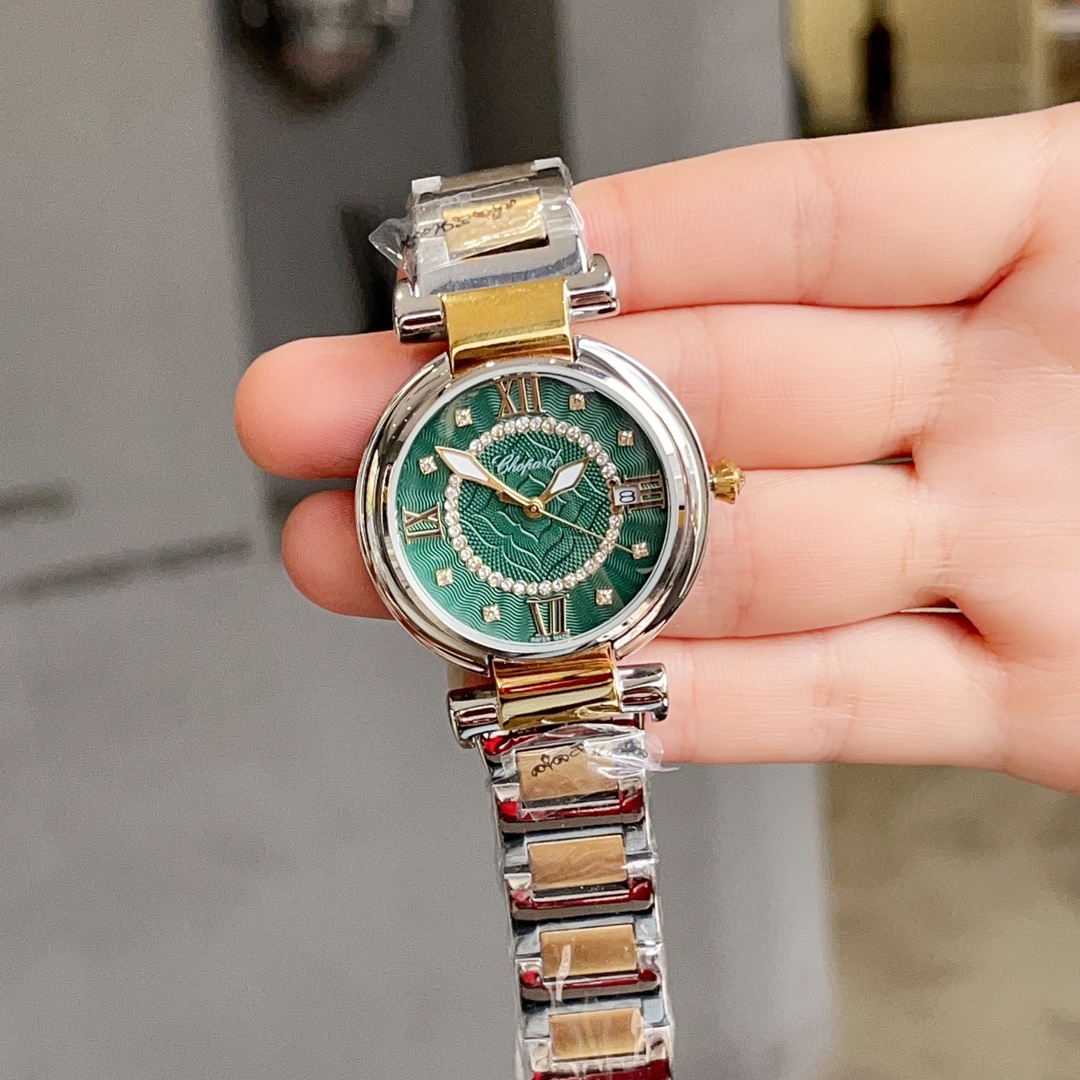 Luxury Shoban CHOPARD IMPERIALE WALK Watch with Gold, Diamonds, and Drills - 图片 5