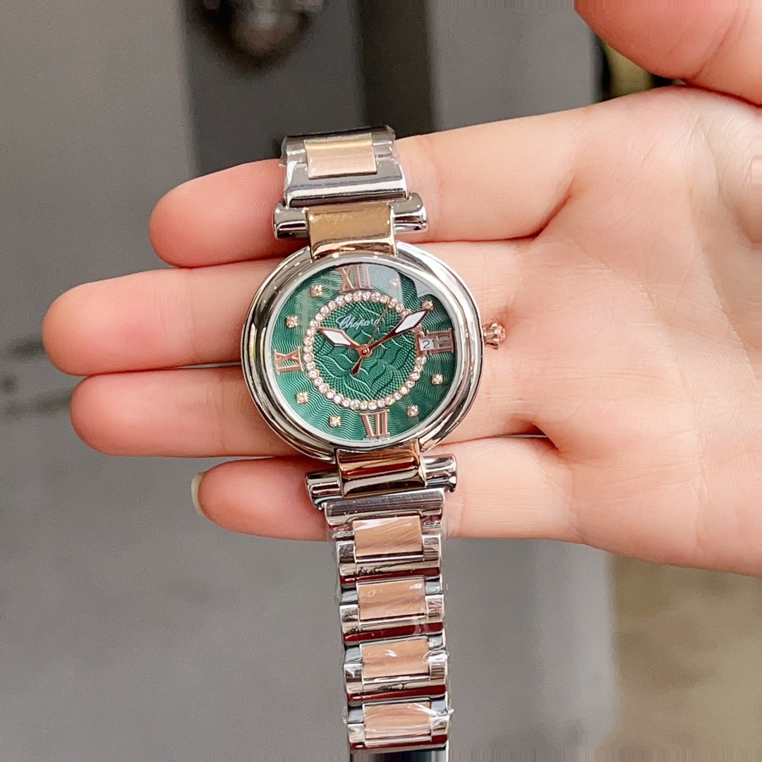 Luxury Shoban CHOPARD IMPERIALE WALK Watch with Gold, Diamonds, and Drills - 图片 4