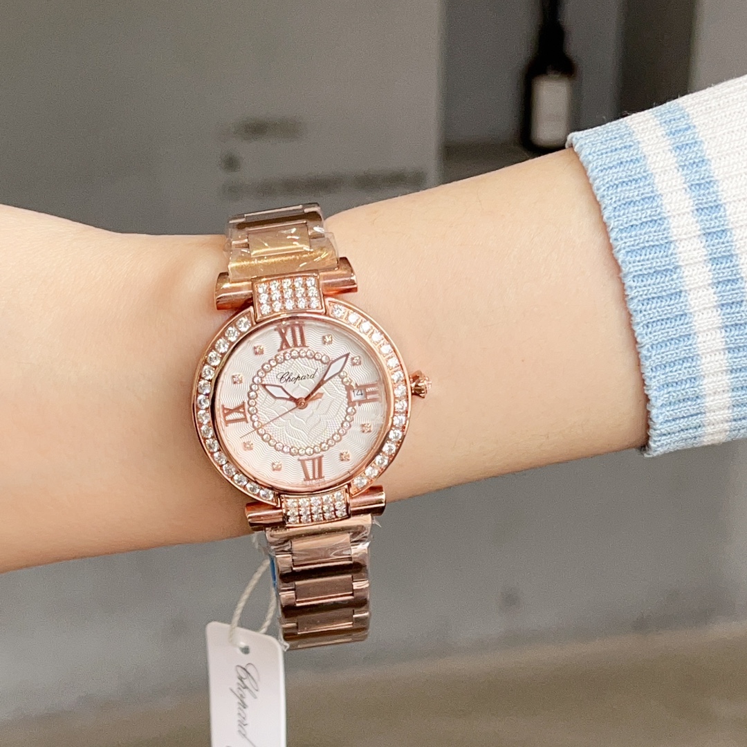 Luxurious American Style: Shoban Chopard Imperiale Watch with Fine Steel and Quartz Core - 图片 7