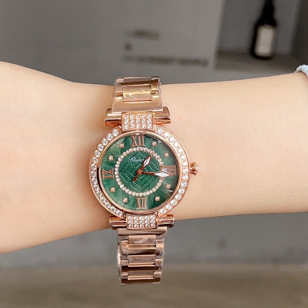 Luxurious American Style: Shoban Chopard Imperiale Watch with Fine Steel and Quartz Core - 图片 8