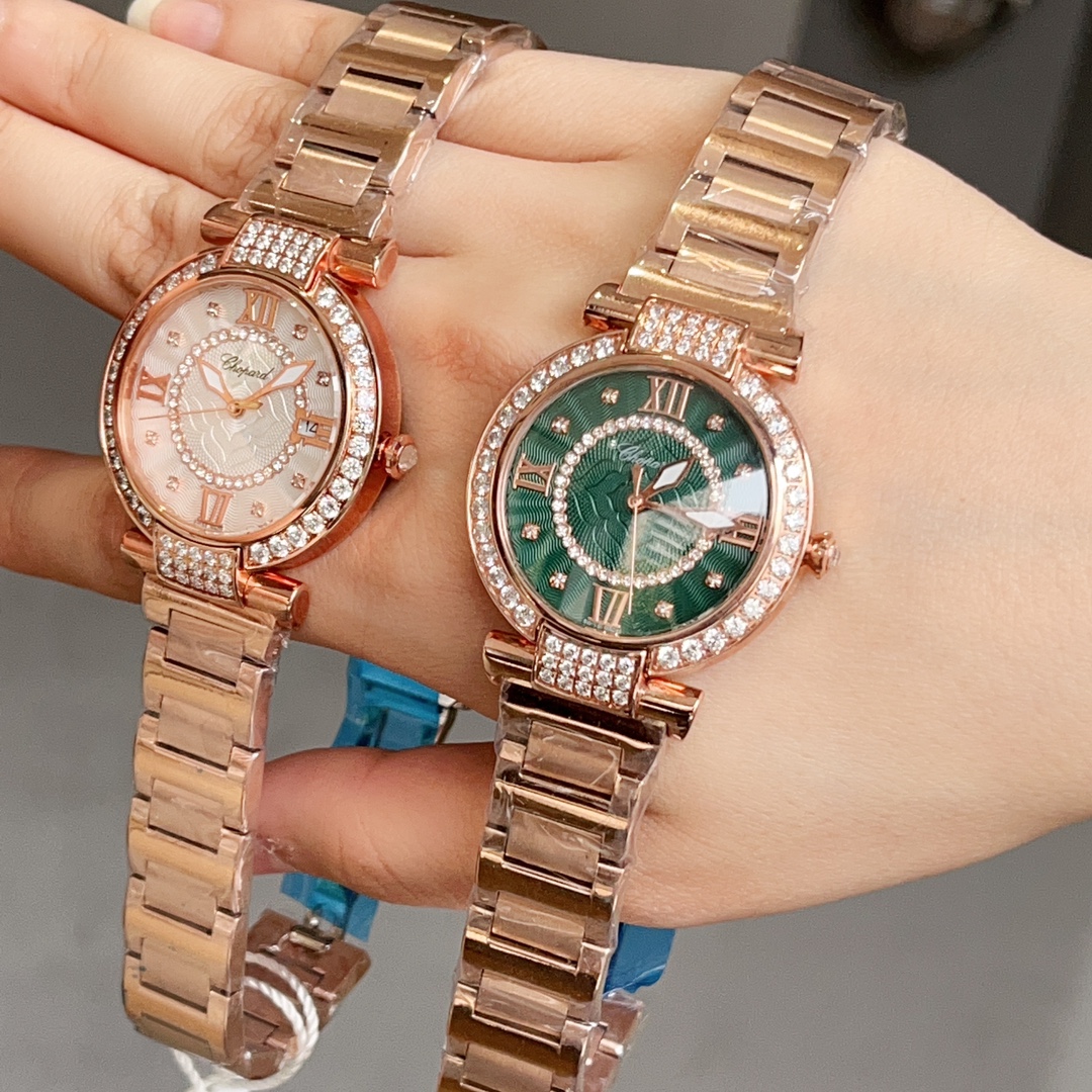 Luxurious American Style: Shoban Chopard Imperiale Watch with Fine Steel and Quartz Core - 图片 1