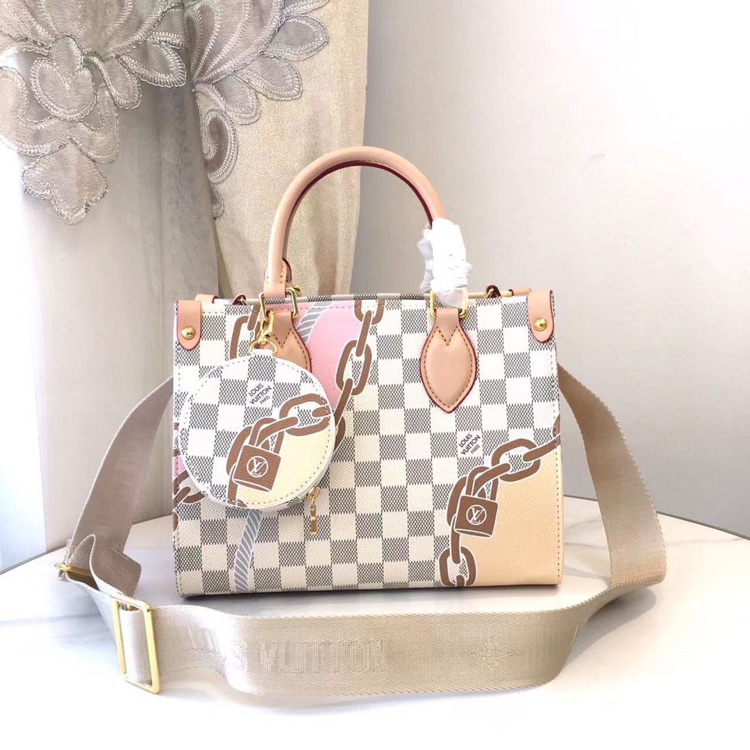 Louis Vuitton LV Onthego Handbags Tote Bags Printing M46478