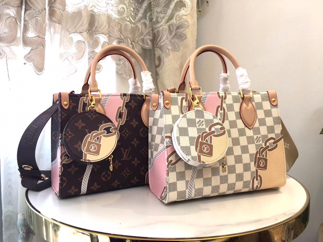 Louis Vuitton LV Onthego Handbags Tote Bags Printing M46478