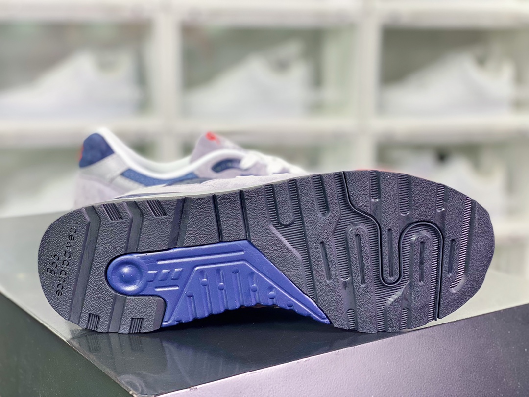 M998 Made in USA high-end American lineage series jogging shoes ”Original Gray Navy Blue White Red” M998GNR