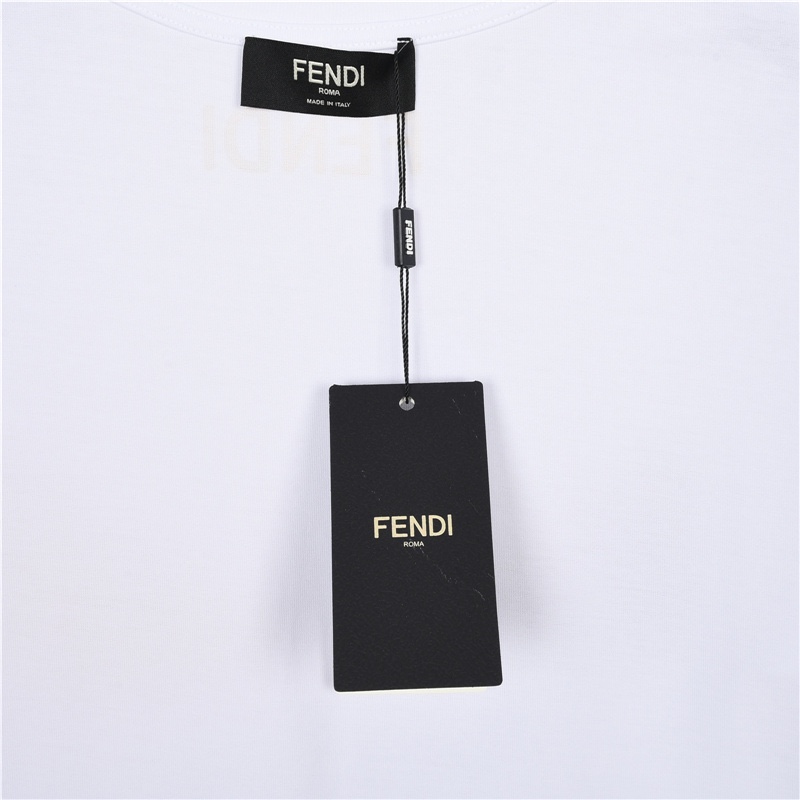 160 FENDI /芬迪小怪兽胶印眼睛短袖T恤