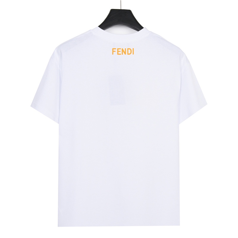 160 FENDI /芬迪小怪兽胶印眼睛短袖T恤