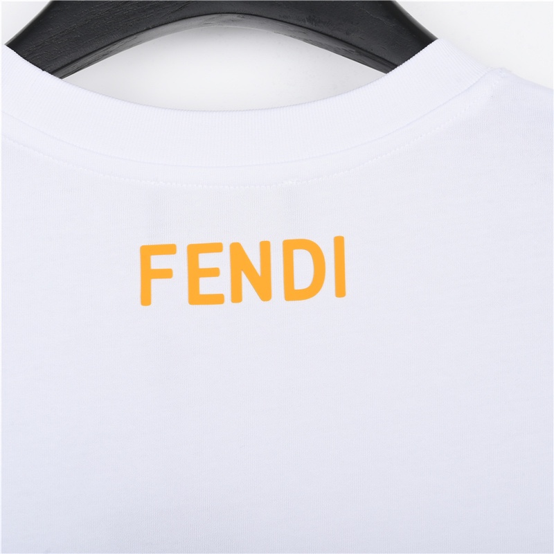 160 FENDI /芬迪小怪兽胶印眼睛短袖T恤