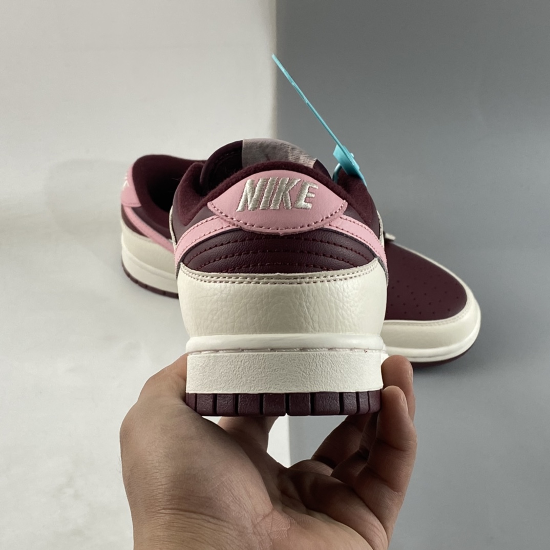 P220 Nike Dunk Low ”Night Maroon and Medium Soft Pink” 酒红 DR9705-100