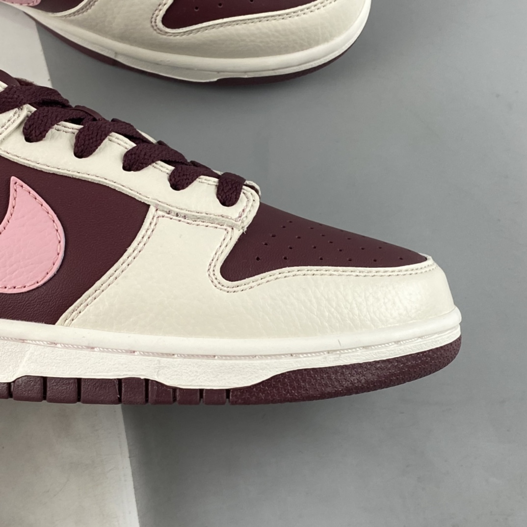 P220 Nike Dunk Low ”Night Maroon and Medium Soft Pink” 酒红 DR9705-100