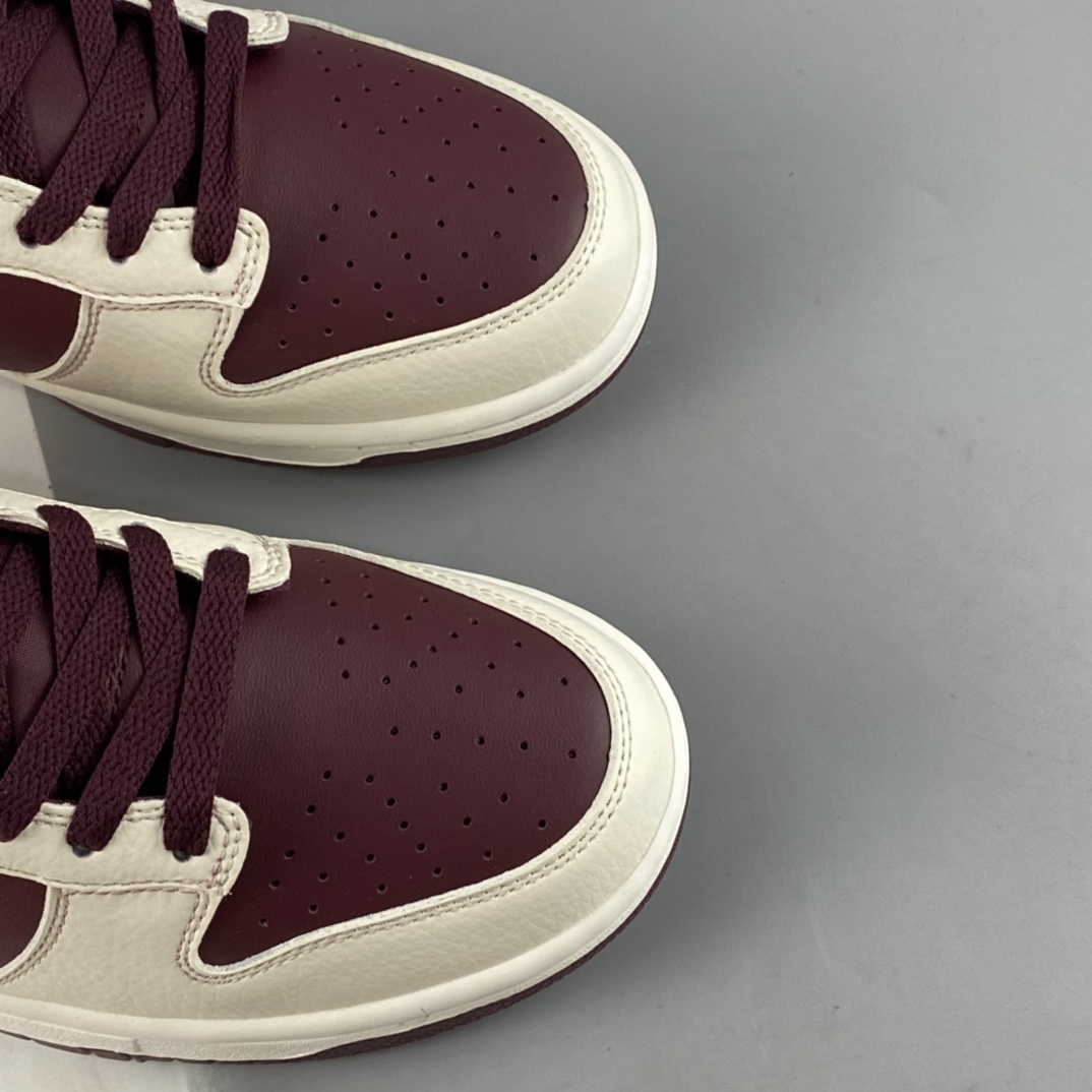 P220 Nike Dunk Low ”Night Maroon and Medium Soft Pink” 酒红 DR9705-100