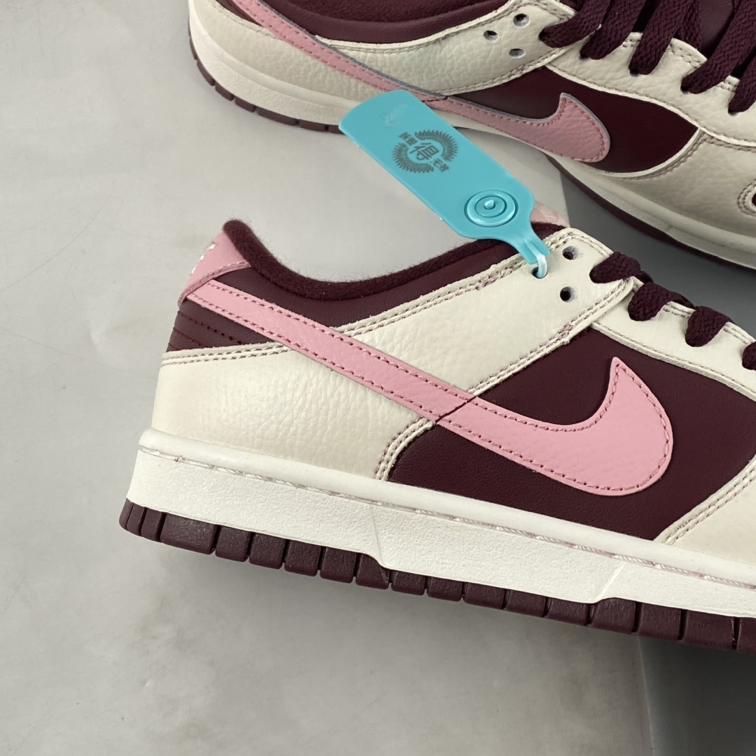 P220 Nike Dunk Low ”Night Maroon and Medium Soft Pink” 酒红 DR9705-100