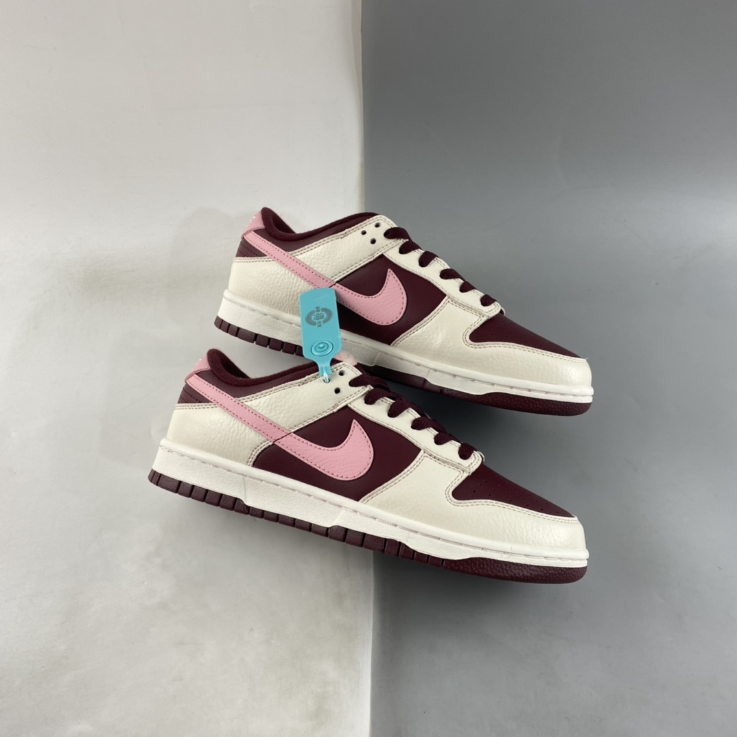 P220 Nike Dunk Low ”Night Maroon and Medium Soft Pink” 酒红 DR9705-100