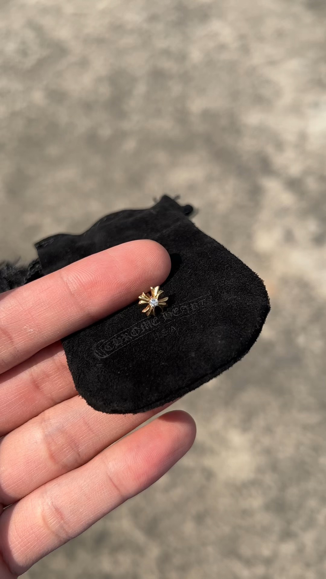 Earrings, Gold-Plated Diamond Custom