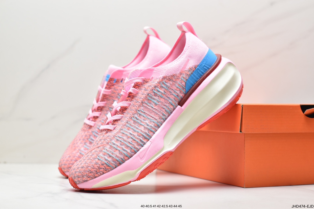 190 耐克Nike ZoomX Invincible Run Flyknit 3”Peacock Blue/Orange”不可战胜DR2615-001